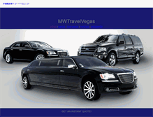 Tablet Screenshot of mwtravelvegas.com